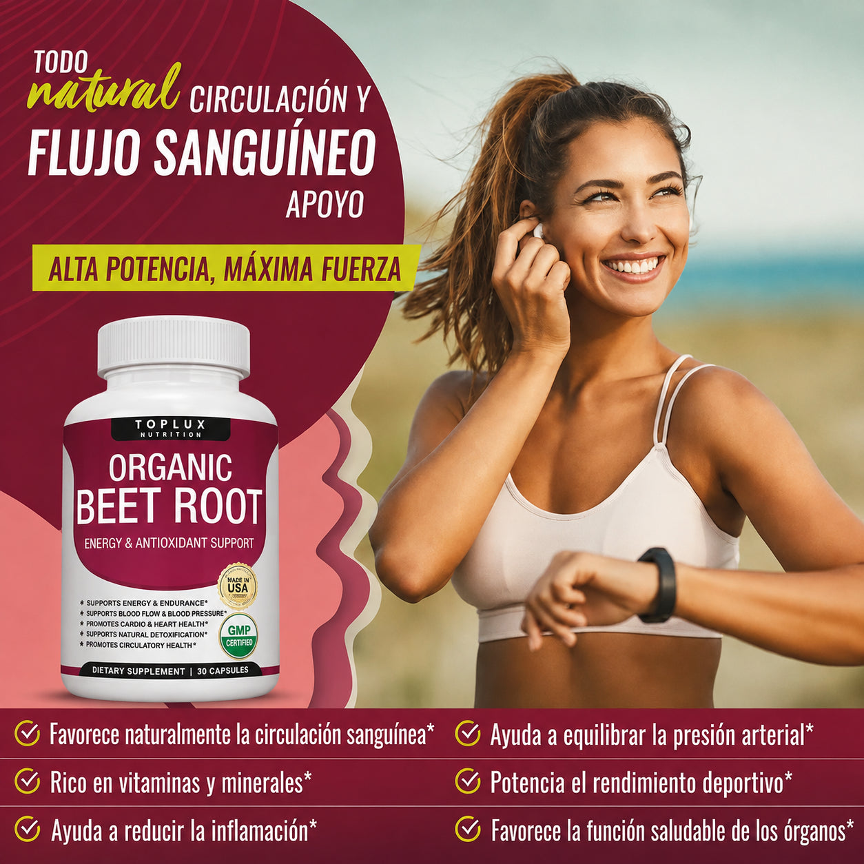 Toplux Nutrition® Organic Beet Root