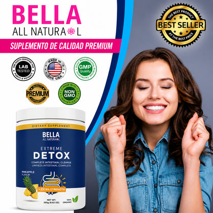 Bella All Natural® Extreme Detox Cleanse - Sabor Piña