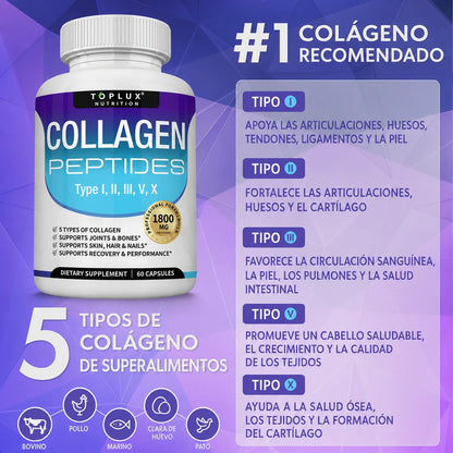 Toplux Nutrition® Collagen Peptides Hidrolizado Original
