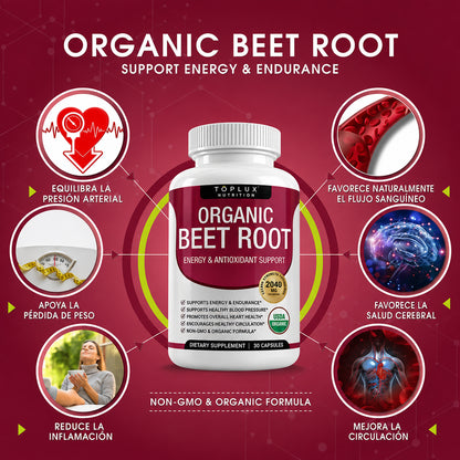 Toplux Nutrition® Organic Beet Root