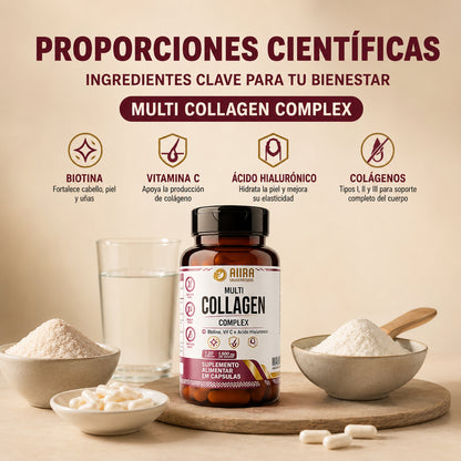 AURA® Multicollagen Complex - 120 Cápsulas