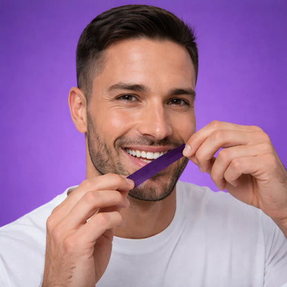 Tiras Blanqueadoras Para Dientes Purple PAP+ - 14 Tiras