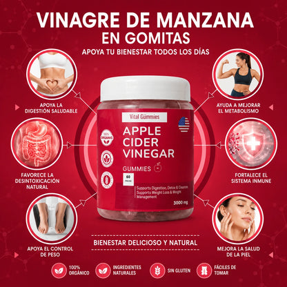 Vital Gummies® – Gomitas de Vinagre de Manzana