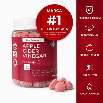 Vital Gummies® – Gomitas de Vinagre de Manzana Americano
