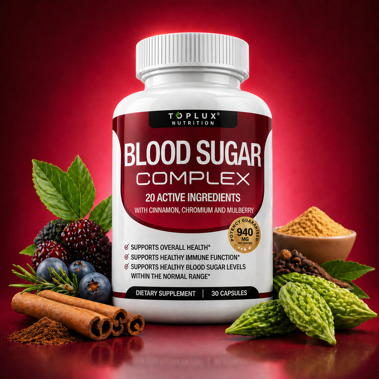 Toplux Nutrition® Blood Sugar Complex