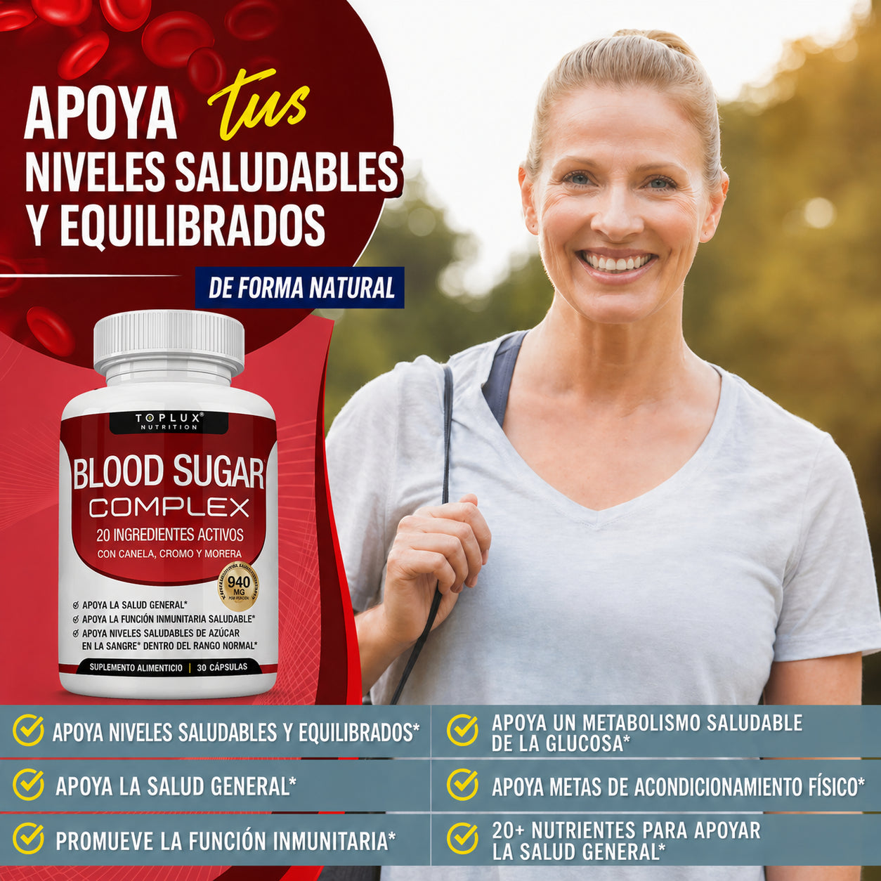 Toplux Nutrition® Blood Sugar Complex