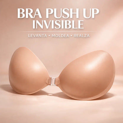 Sostén Invisible Push Up – Levanta y Moldea sin Tirantes
